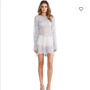 For Love and Lemons Love Bird Periwinkle Dress